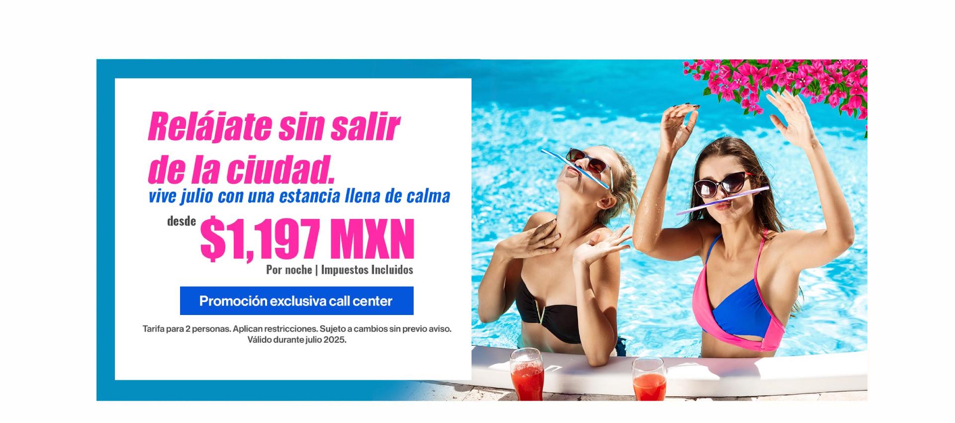 Oferta especial de verano, Hospedaje Hotel Hacienda Bugambilias, Hotel en La Paz, Baja California Sur